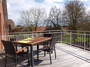 Ferienwohnung - hinterer Balkon Bild 1